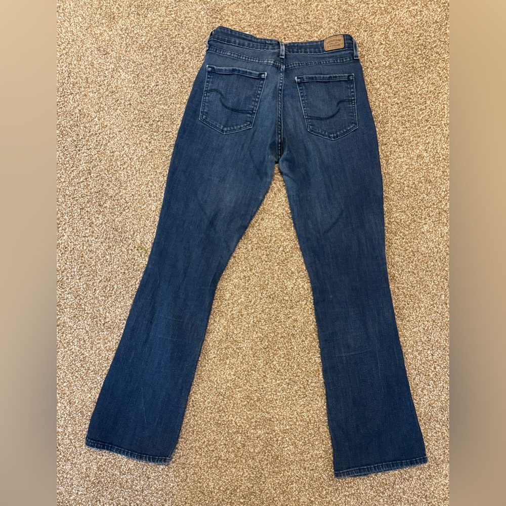 Pants Signature Levi’s Strauss size 8M 29-32 blue jeans mid rise boot cut - Picture 2 of 14